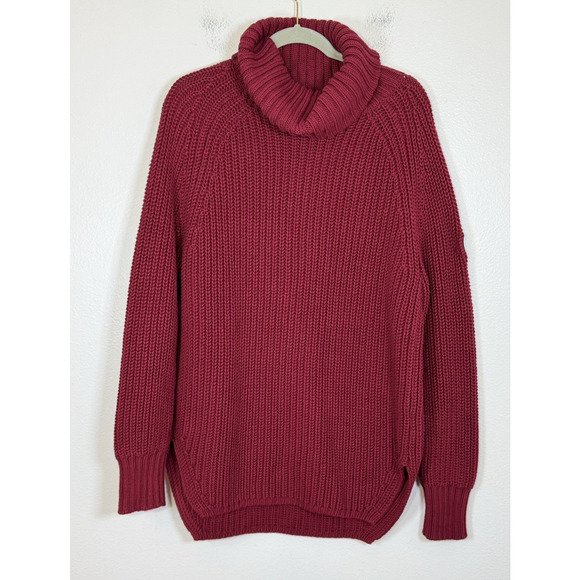 Alp-N-Rock Simone Fisherman Sweater Cable Knit Turtleneck Cabincore Lodge XL - Picture 6 of 11